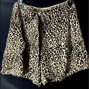 Miami for Francesca’s women’s leopard cheetah high waist shorts sz M NEW